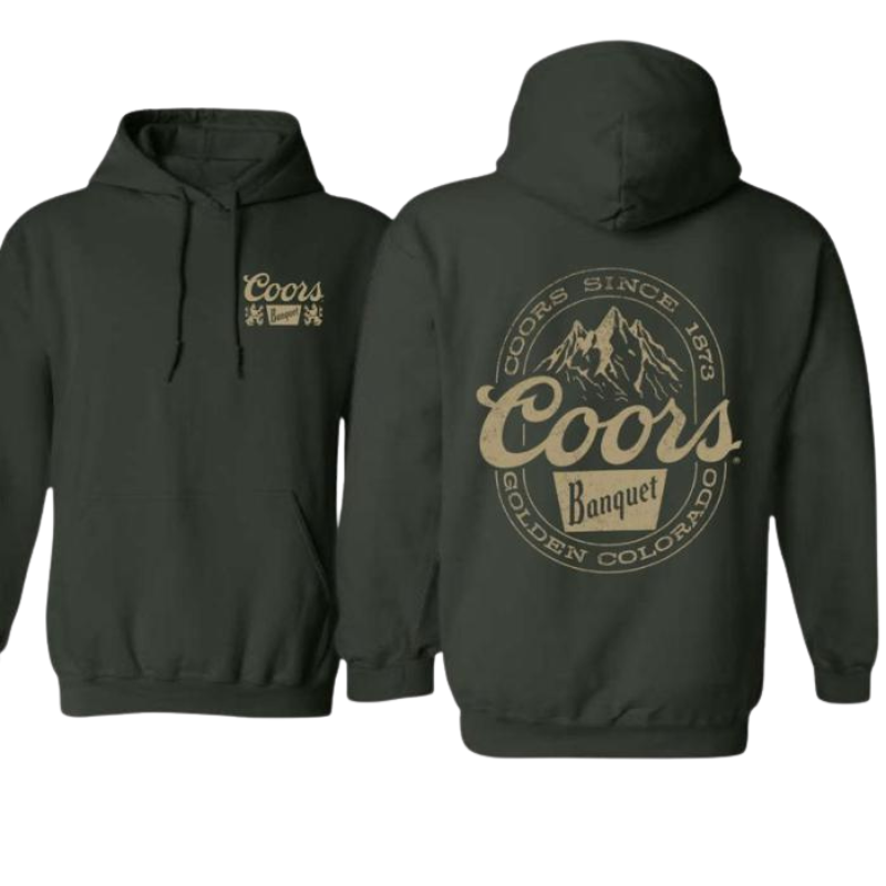 Sudadera con capucha con estampado gráfico y diseño frontal y posterior
