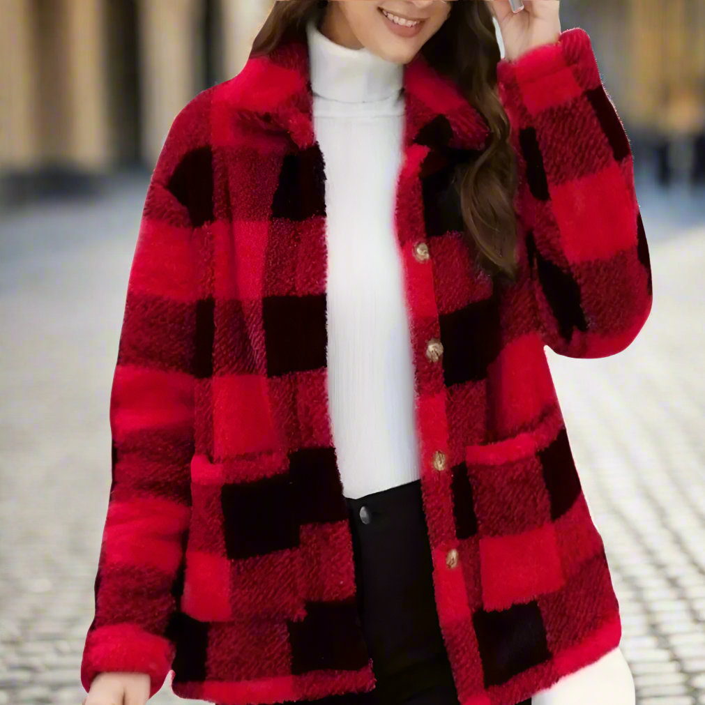 Chaqueta informal holgada de manga larga