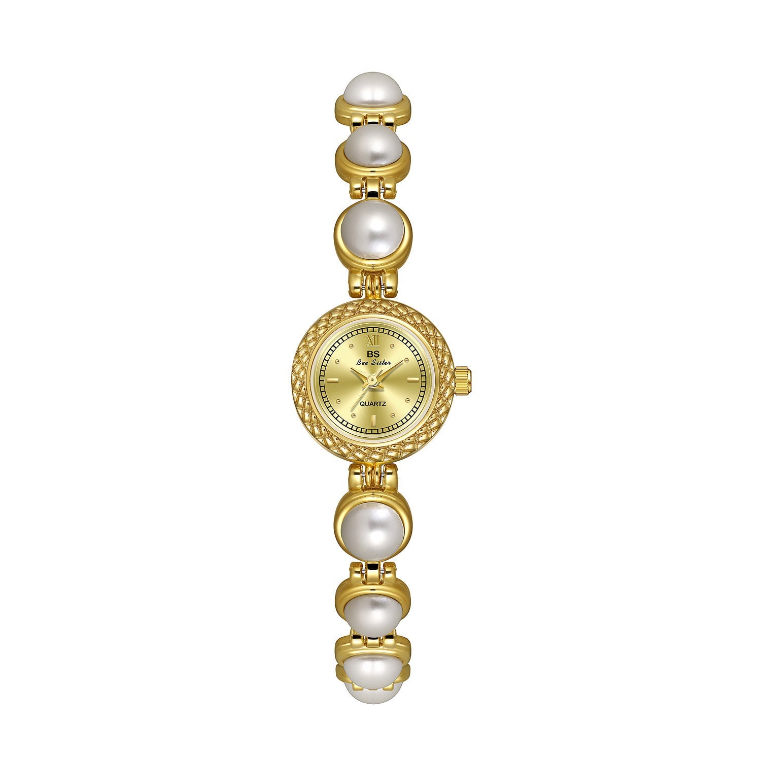 BS Light Luxury Pearl Bracelet Watch