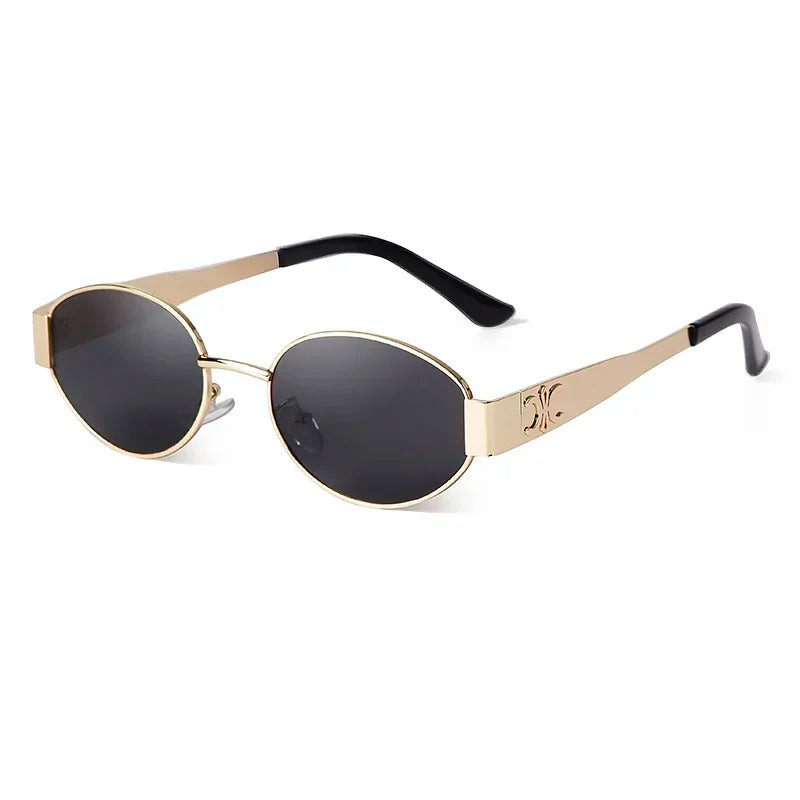 Retro Oval Sunglasses for Women
