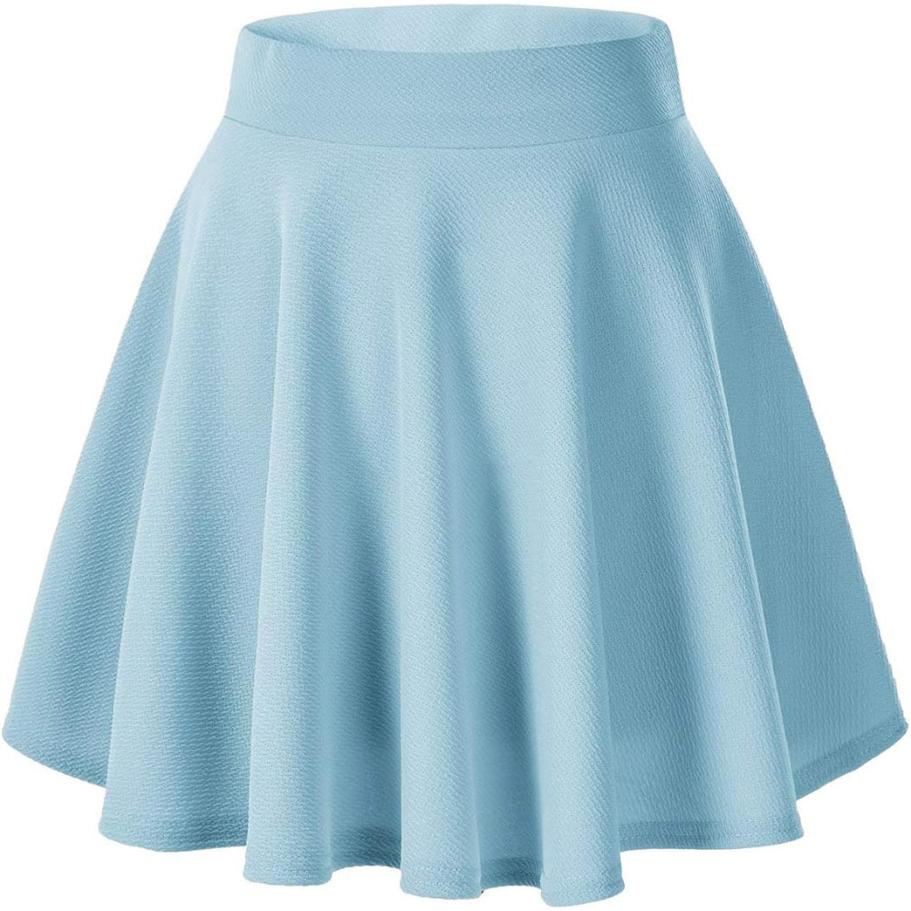 Stretchy Mini Flared Skirt