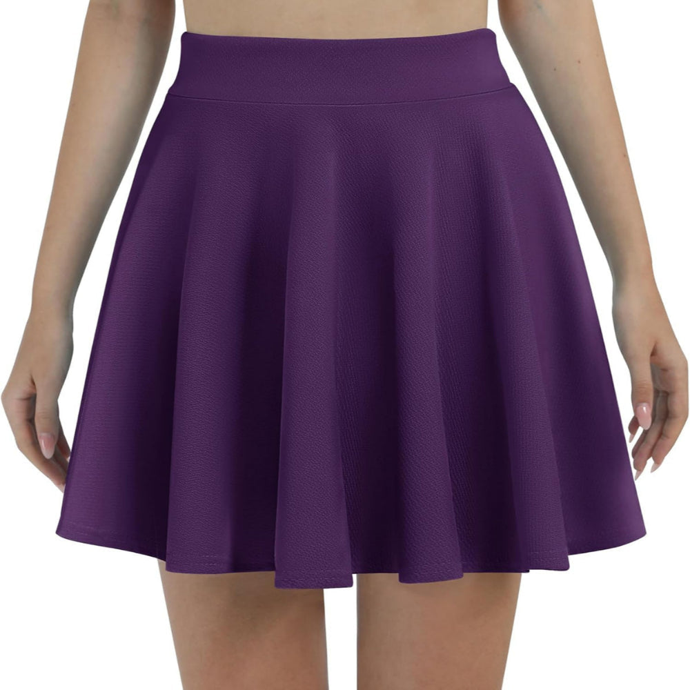 Casual Flared Mini Skirt