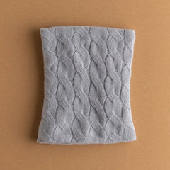 Bufanda de cachemira de invierno con anillos