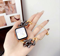 Reloj Cerámica Acero Inoxidable Cadena Correa Metal