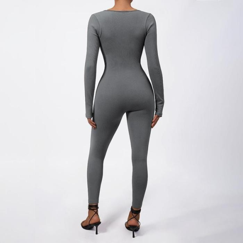 Seamless Long Sleeve Jumpsuit