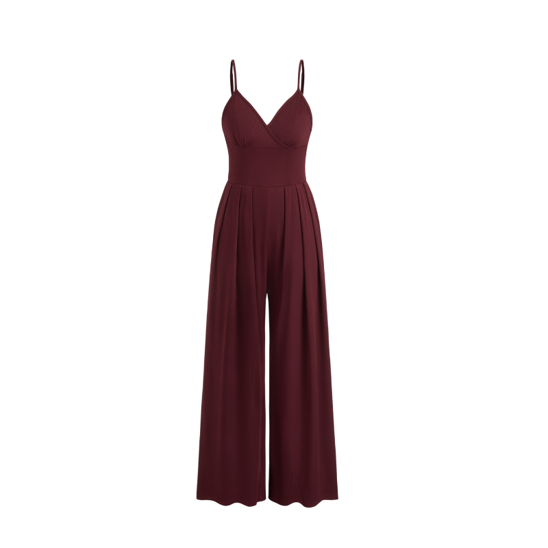 Zweiteiliges Jumpsuit-Set mit Spitzen-T-Shirt