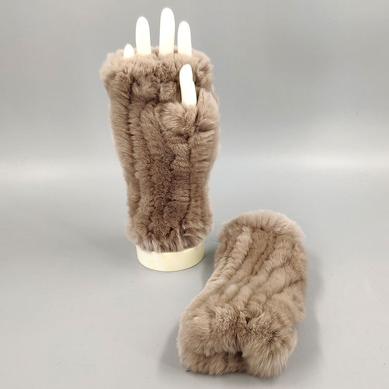 Guantes de invierno de longitud media con muñequera