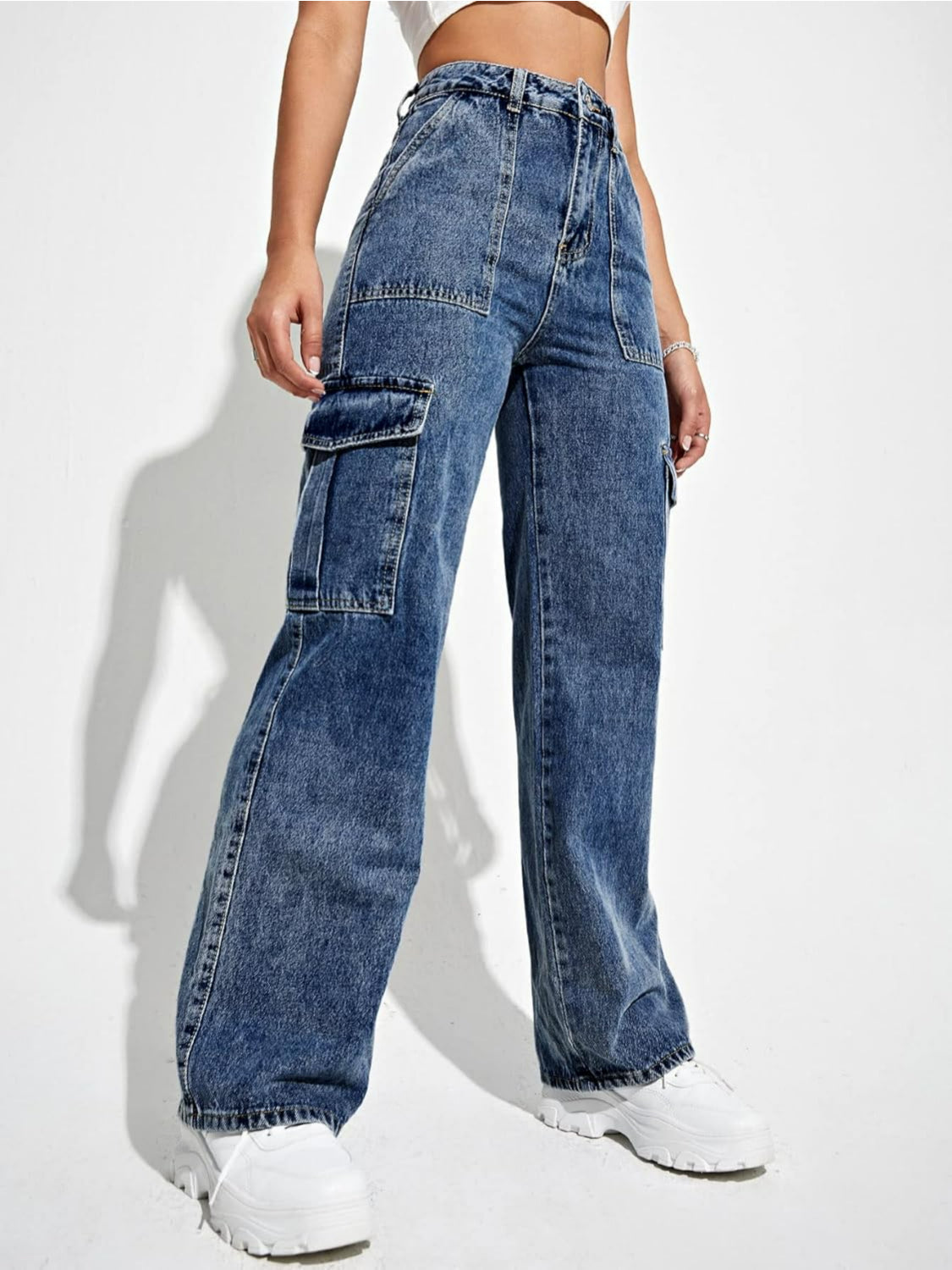 Flap Pocket Denim Jeans