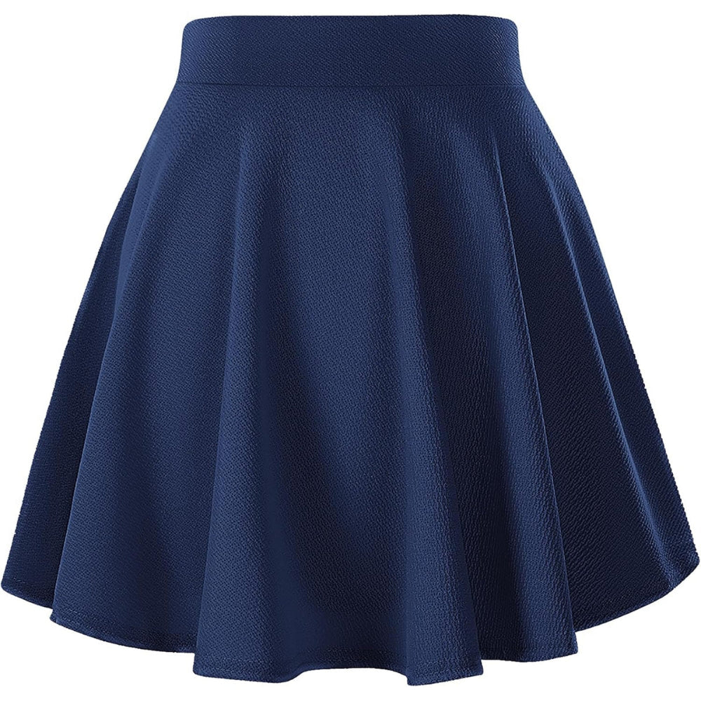 Stretchy Mini Flared Skirt