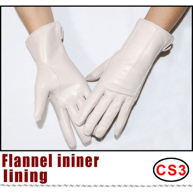Schaffellhandschuhe Winter Wärme Plus Samt Kurz Thi
