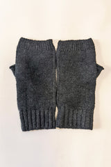 Guantes de medio dedo de lana y cachemira para hombre y mujer