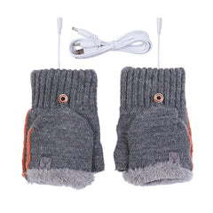 Guantes cálidos de medio dedo
