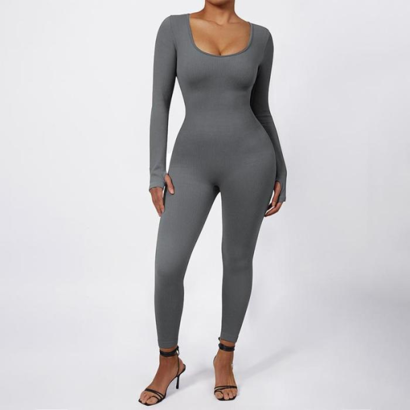 Seamless Long Sleeve Jumpsuit