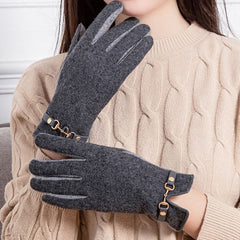 Autumn And Winter Cashmere Gloves