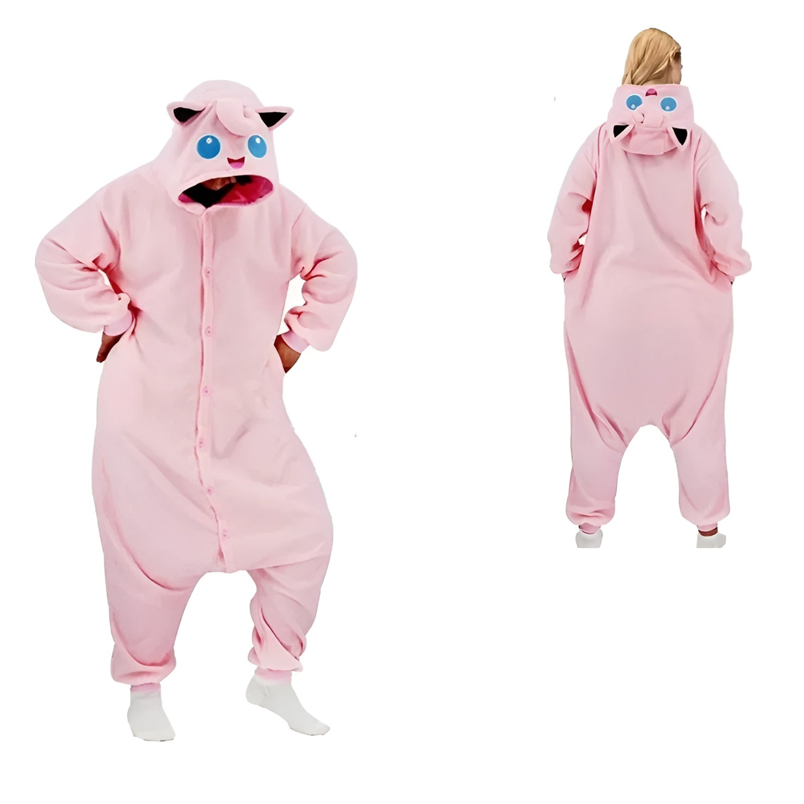 Cartoon Character Plush Pajamas