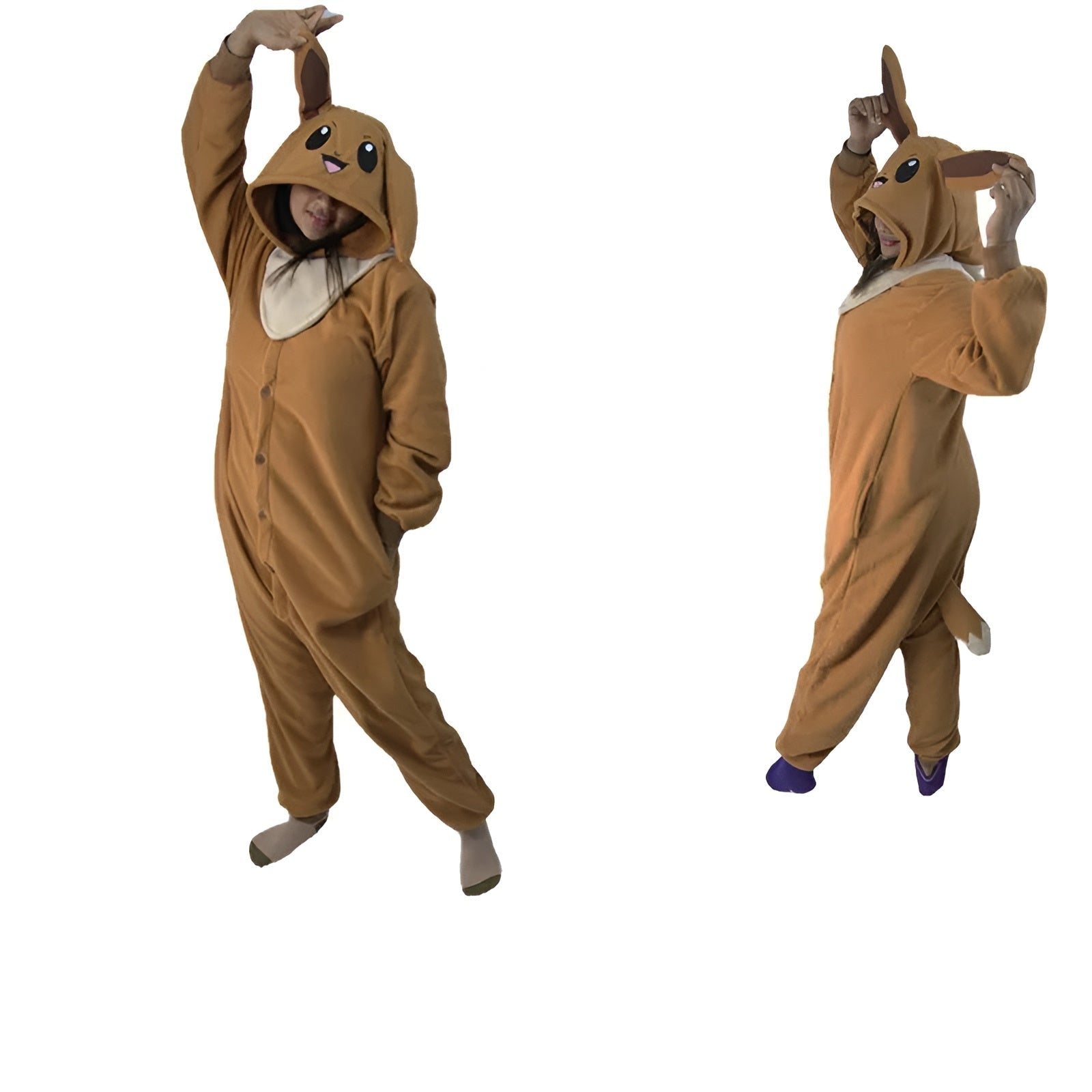 Cartoon Character Plush Pajamas