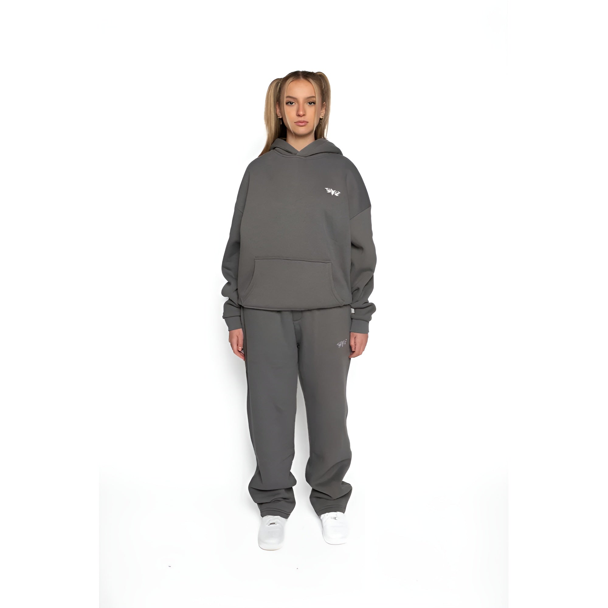 Übergroßes, gemütliches Set aus Hoodie und Jogginghose