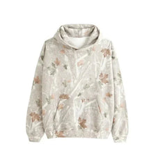 Essential Hoodies mit Camouflage-Blatt-Print