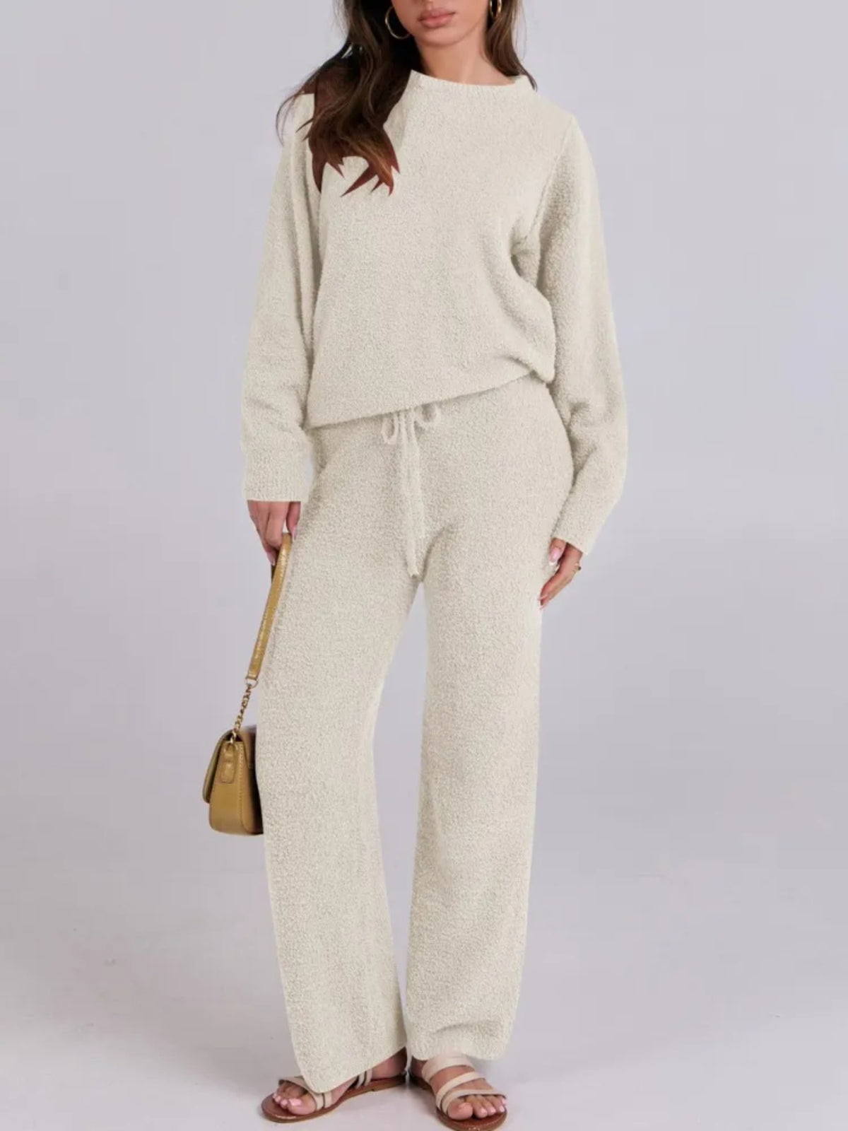 Cozy Knit Sweater And Pants Set