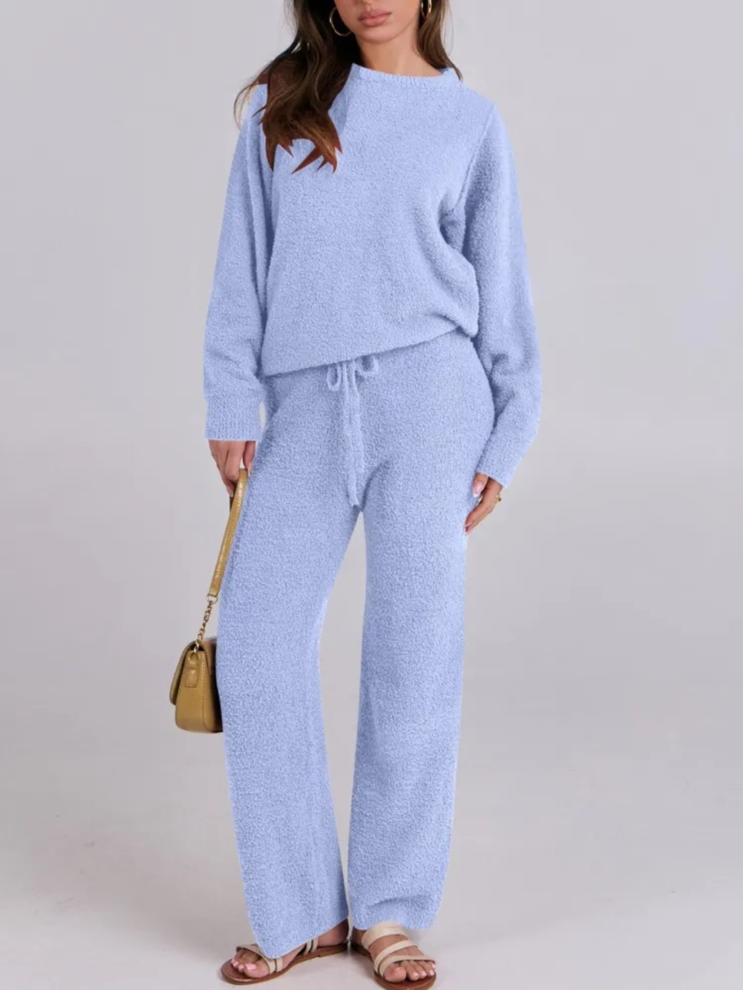 Cozy Knit Sweater And Pants Set