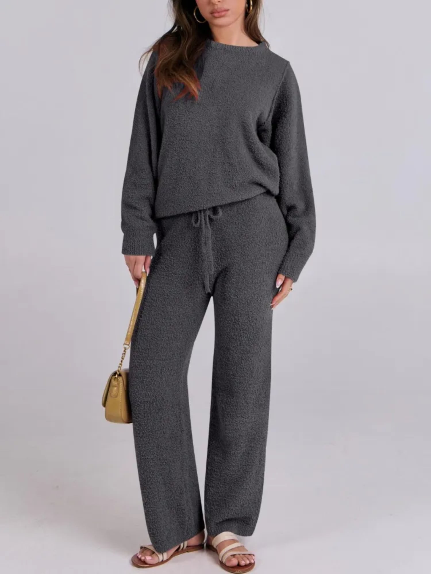 Cozy Knit Sweater And Pants Set