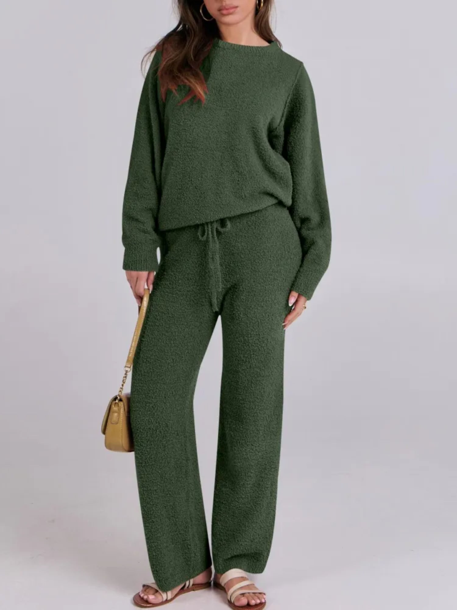 Cozy Knit Sweater And Pants Set