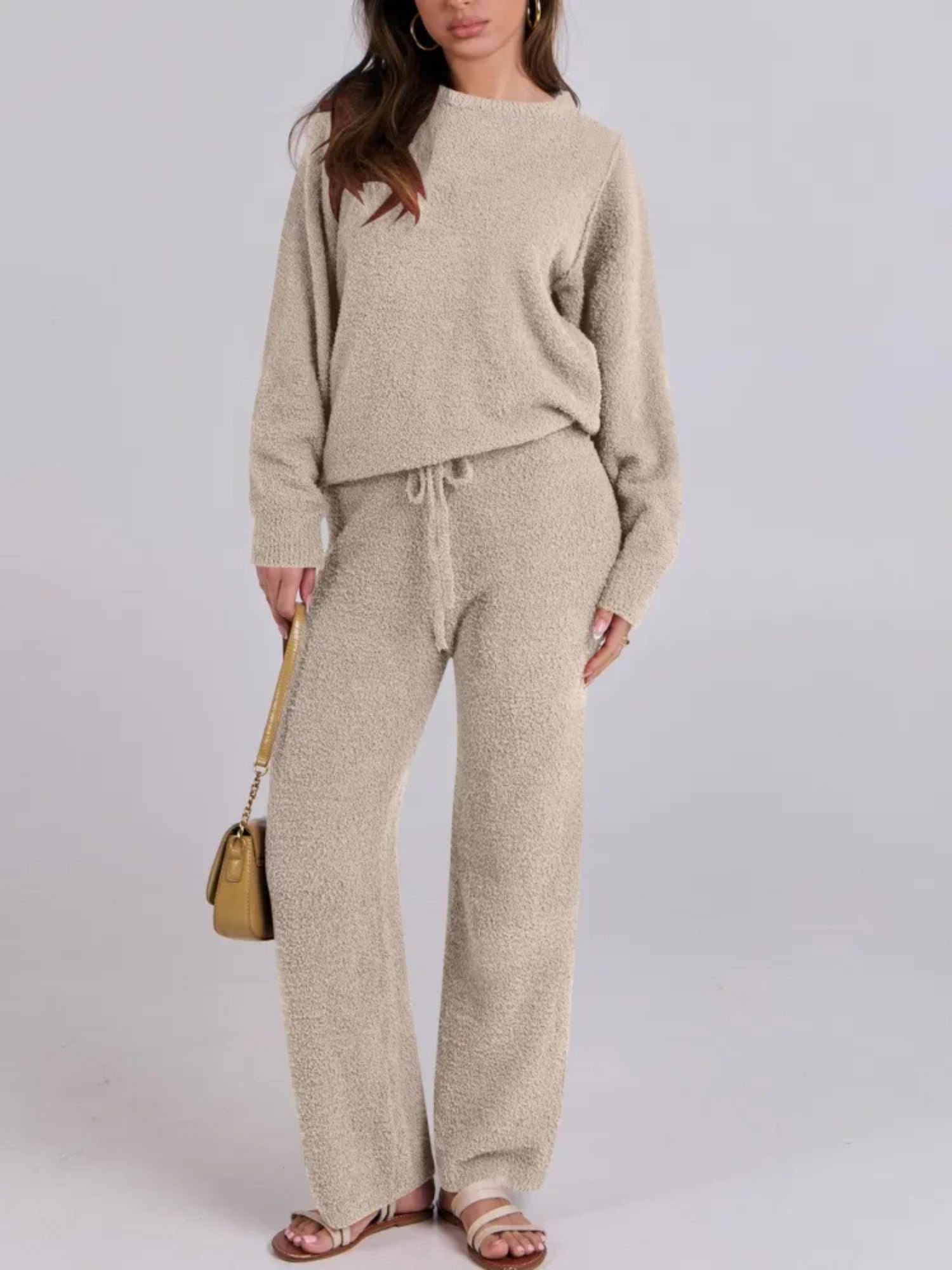 Cozy Knit Sweater And Pants Set