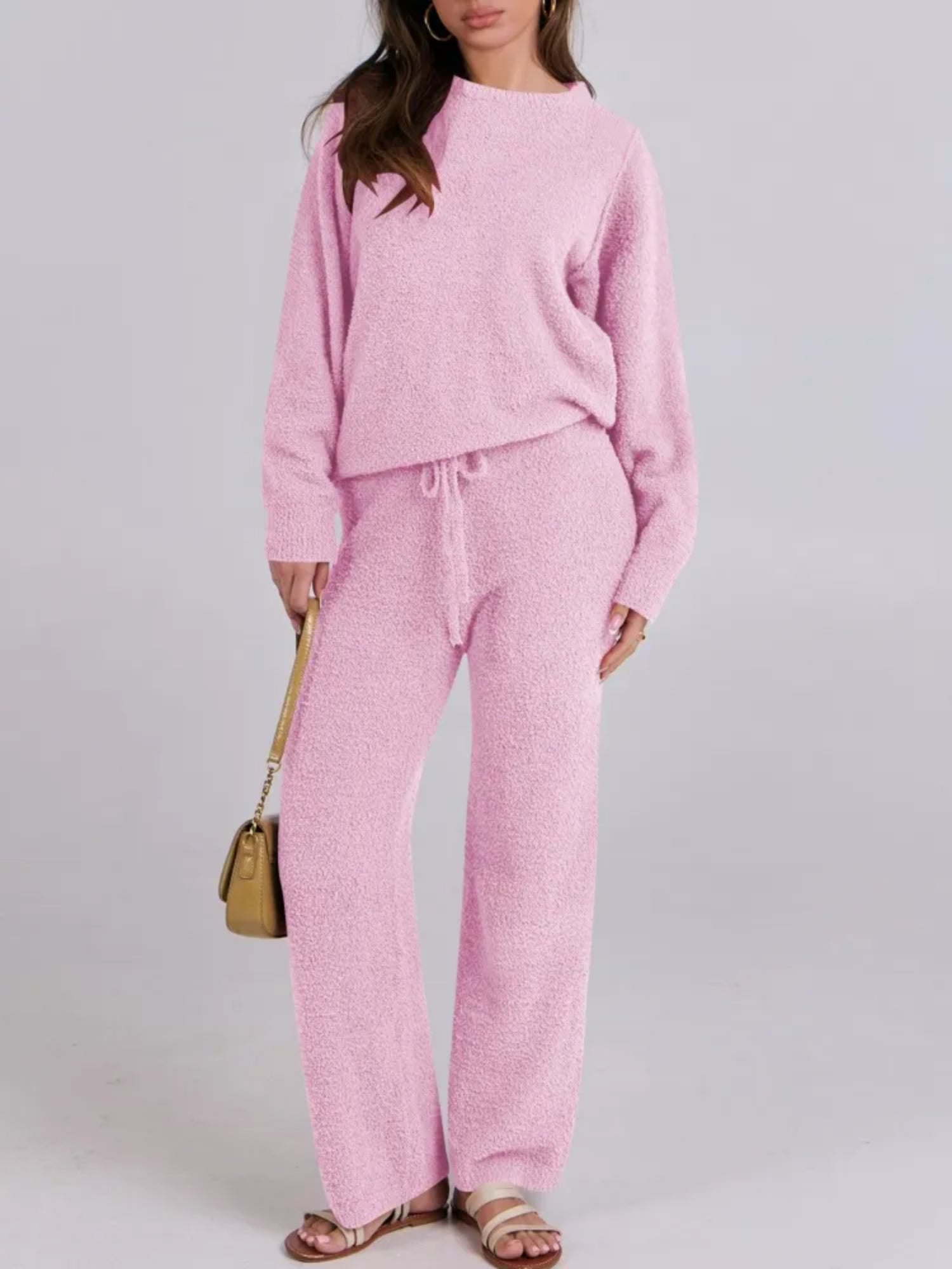 Cozy Knit Sweater And Pants Set