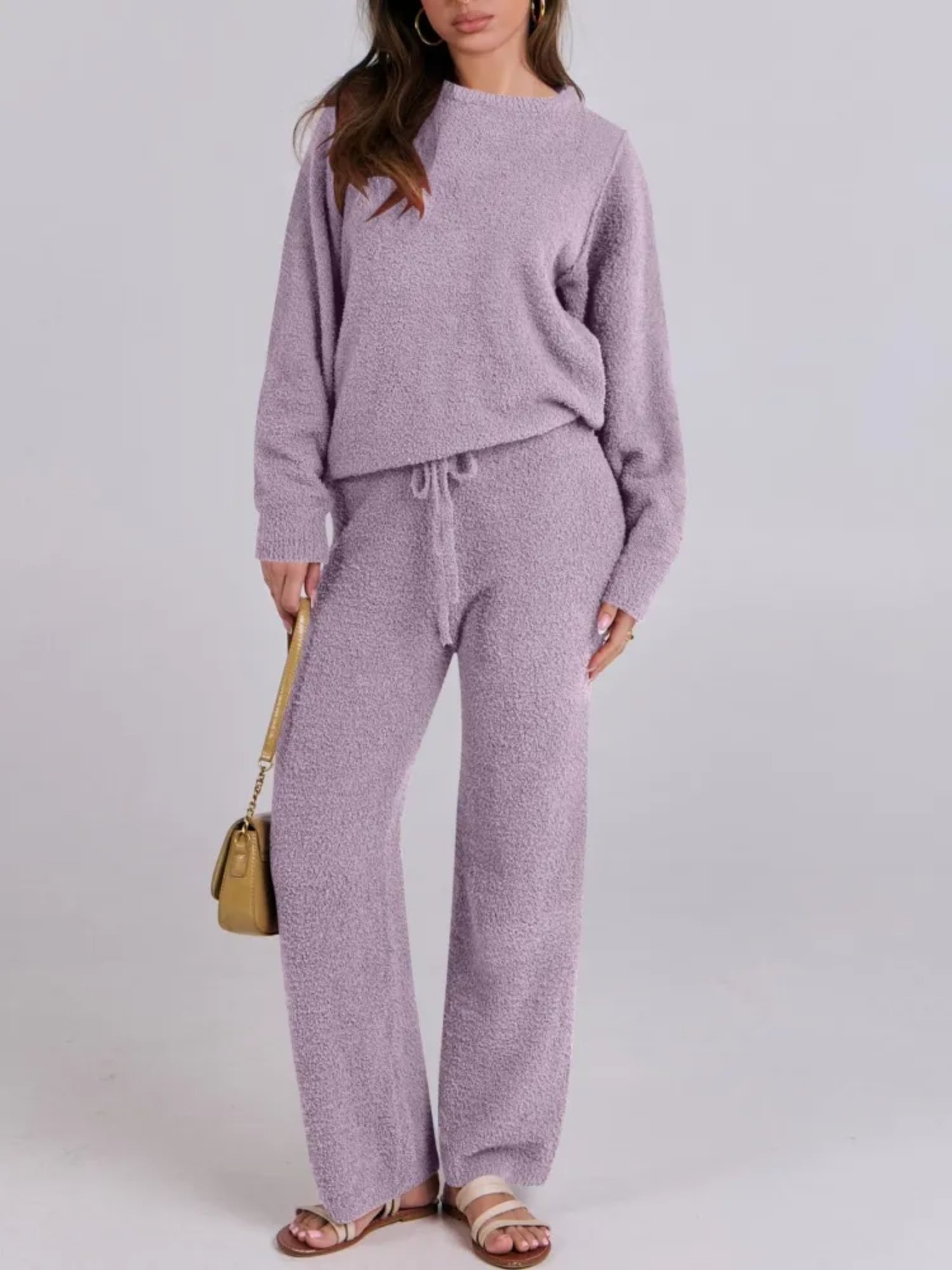 Cozy Knit Sweater And Pants Set