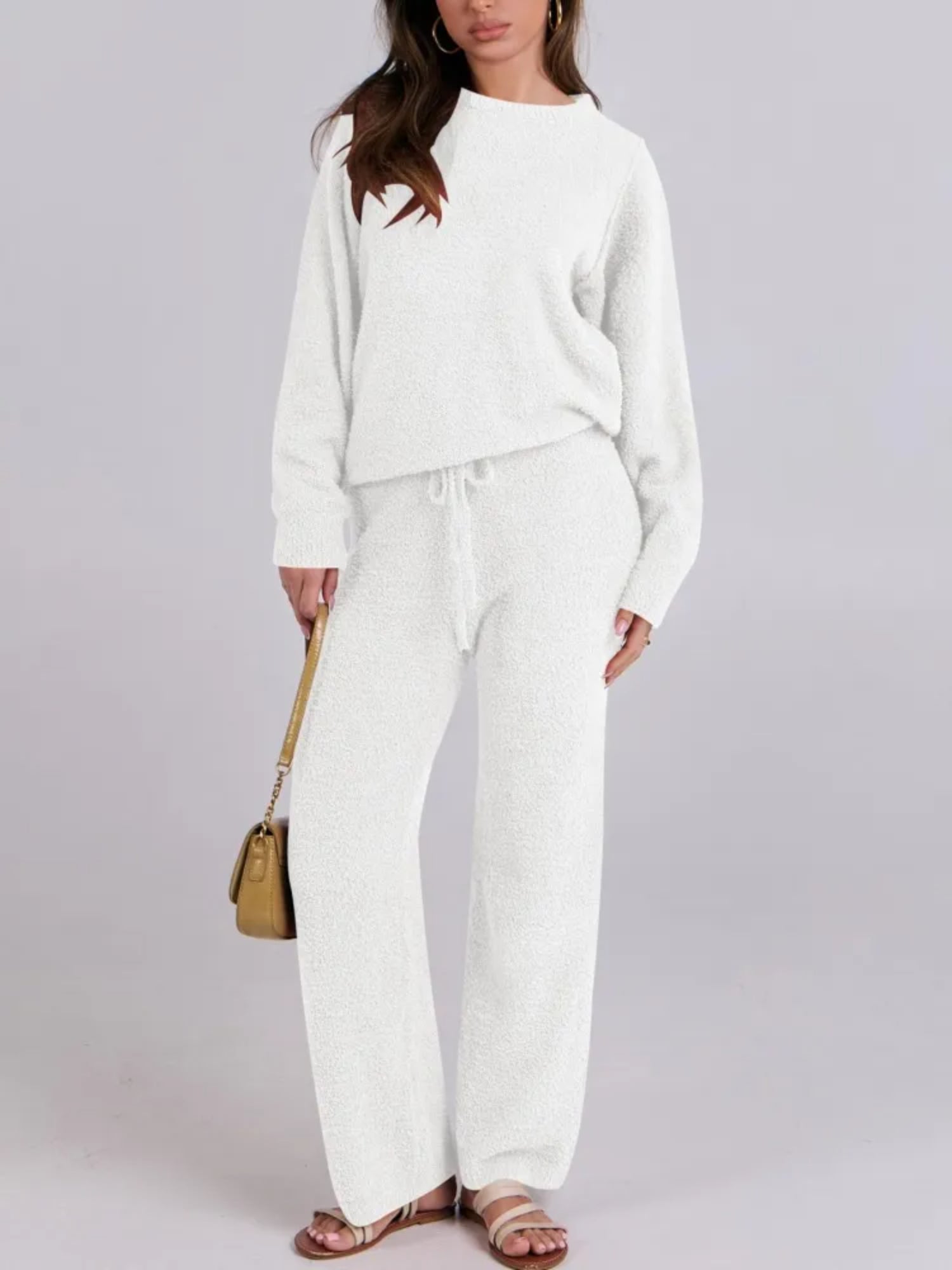 Cozy Knit Sweater And Pants Set