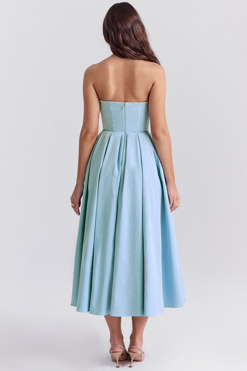 Elegantes Leah Midi-Sommerkleid