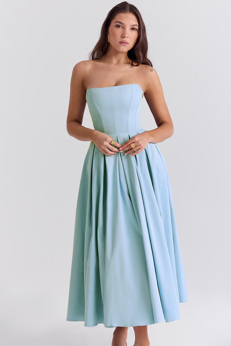 Elegantes Leah Midi-Sommerkleid