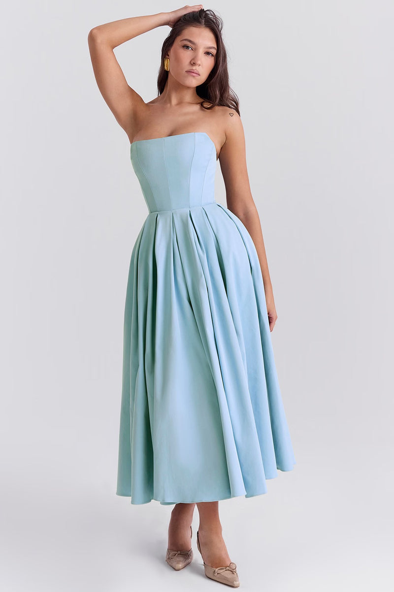 Elegantes Leah Midi-Sommerkleid