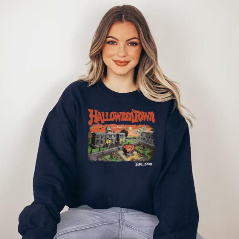 Sudaderas cómodas y estampadas de Halloween (Est. 1998)