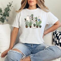 Camiseta de Halloween Plant Mansion