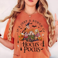 Halloween-Shirt mit Hocus Pocus-Aufdruck