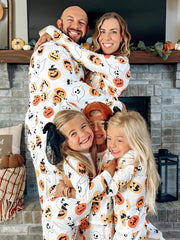 Conjunto de pijama familiar con estampado de Halloween