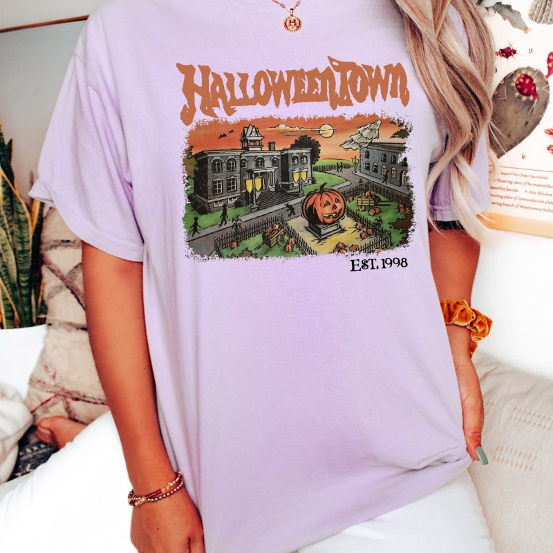 Halloweentown University Retro Halloween Graphic Tee