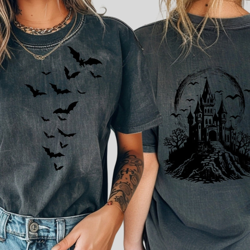 Geisterhaus Komfort Farben Halloween Shirt