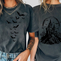 Geisterhaus Komfort Farben Halloween Shirt