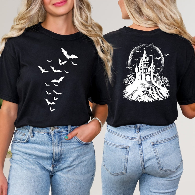 Geisterhaus Komfort Farben Halloween Shirt