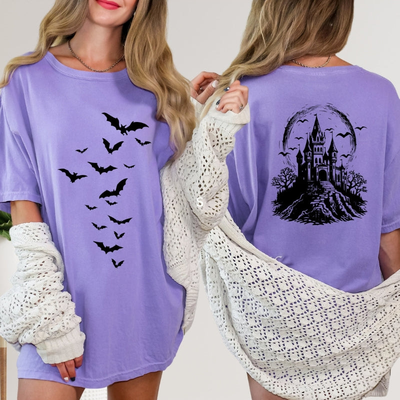 Geisterhaus Komfort Farben Halloween Shirt