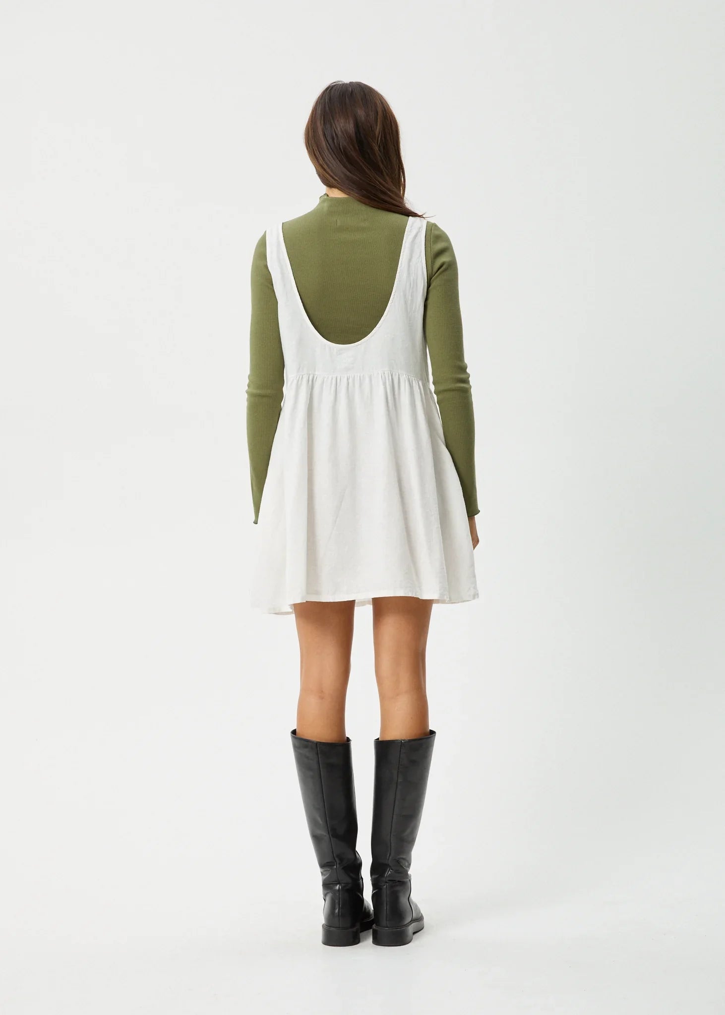 Modern Utility Pinafore Dress