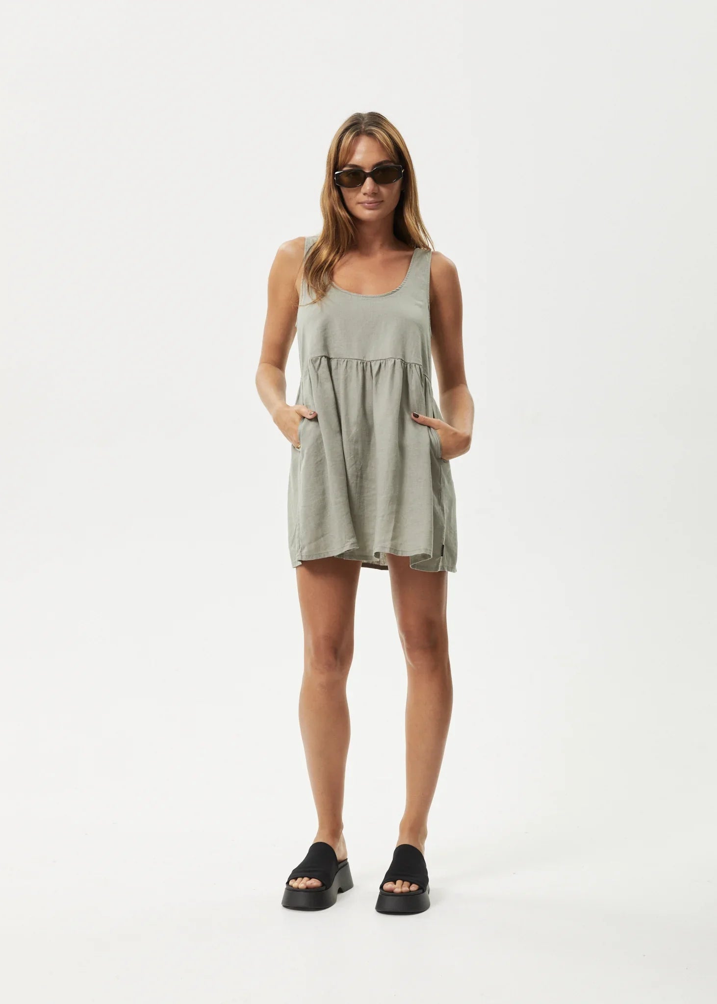 Modern Utility Pinafore Dress