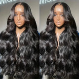 12A Front Lace Full-head Wig Long Bangs Wavy Curly Hair