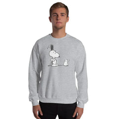 Klassisches Halloween-Sweatshirt mit Hunde-Print 