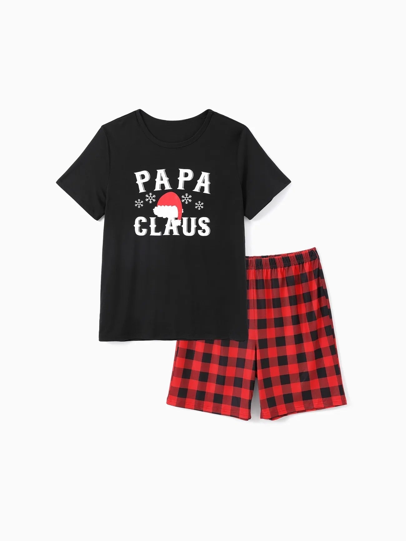 Papa And Claus Family Matching Shorts Set