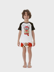 Reindeer Family Matching Shorts Set