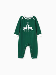 Reindeer Printed Family Matching Pajama Set