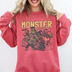 Bequeme Sweatshirts im Retro-Halloween-Stil